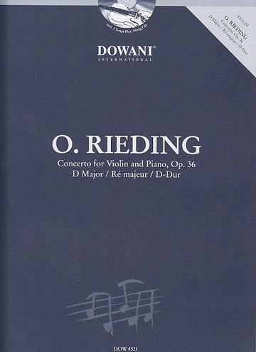 RIEDING O. - CONCERTO FOR VIOLIN AND PIANO OP. 36 D MAJOR