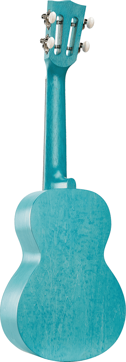 Island Concert Ukulele Aqua Blue + Cover