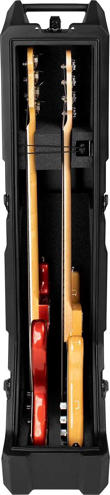 Mini Vault Molded Polyethylene Case For Two Electric Basses