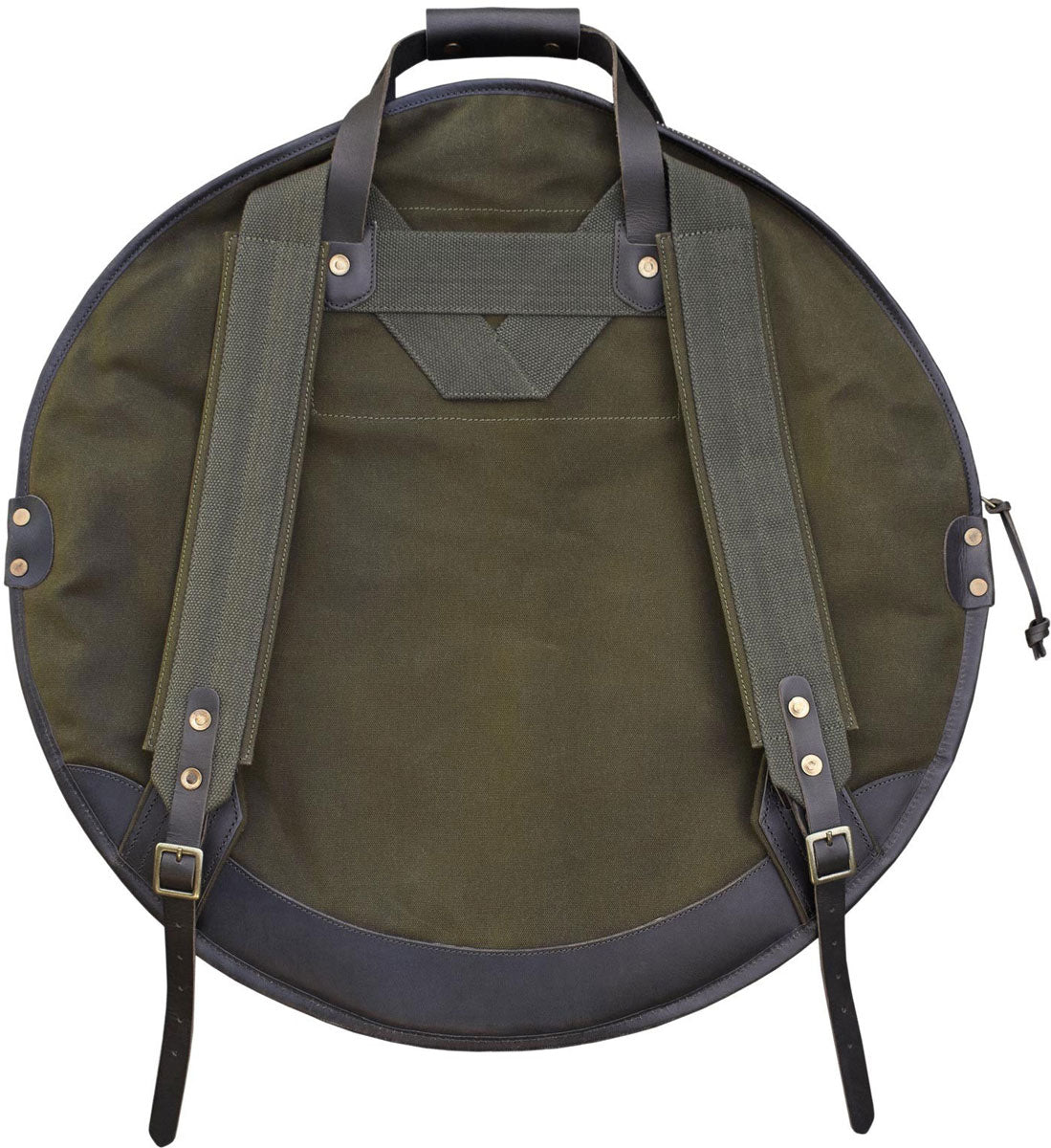 22" Backpack Cymbal Case - Forest Green/Dark Brown