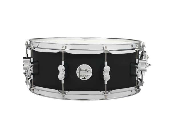 SNARE DRUM CONCEPT MAPLE FINISH PLY 14 X 5,5" SATIN BLACK PDCM5514SSBK