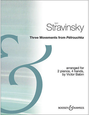Stravinsky - Three Movements - 2 Pianos (4 Hets)