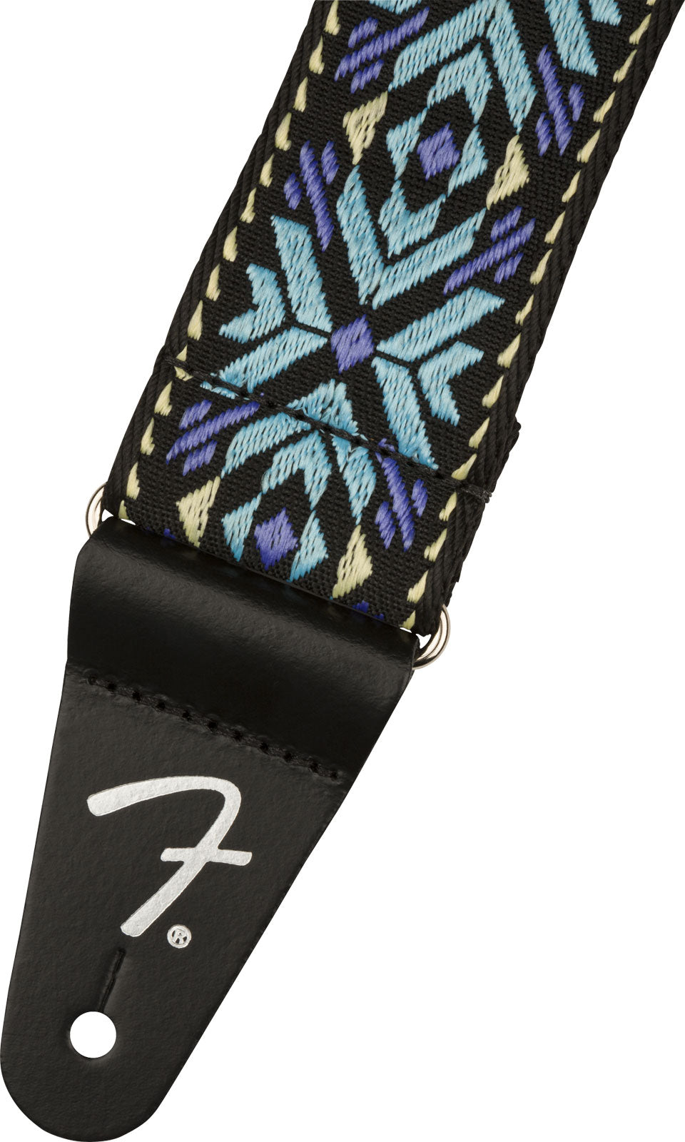 PASADENA WOVEN STRAP BLUE SNOWFLAKE 2"