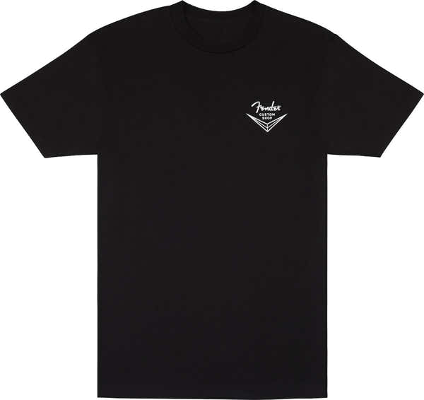 "S" T-Shirt Logo Fender Custom Shop Black
