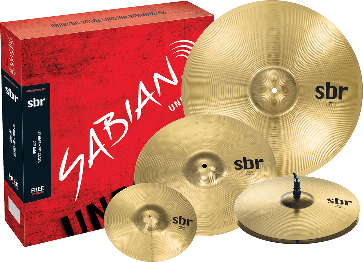 SBR53G - Harmonic Set 14/16/2 + Splash 1" Free +9 DAYS DRUMEO TRIAL
