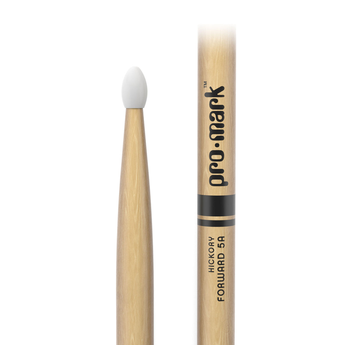 CLASSIC FORWARD 5A HICKORY DRUMSTICK OVAL NYLON TIP