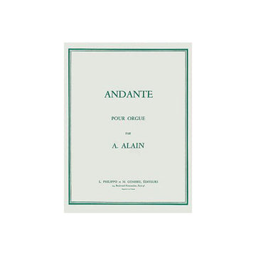 Alain A. - Andante - Orgue