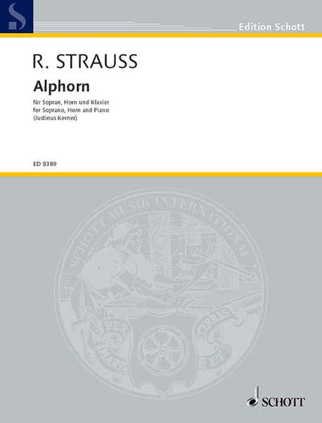 Schott Strauss Richard - Alphorn O. Op. Av 29 - Soprano Horn In Eb And Piano