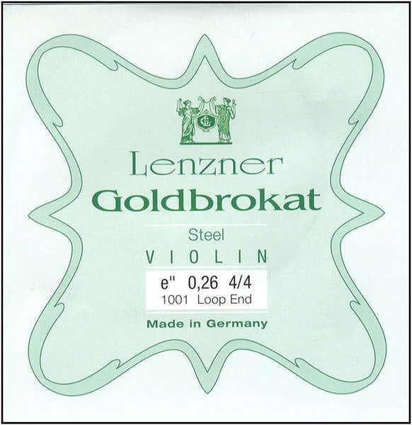 Optima STRINGS VIOLIN LENZNER GOLDBROKAT VIOLIN E 0,26 S MEDIUM