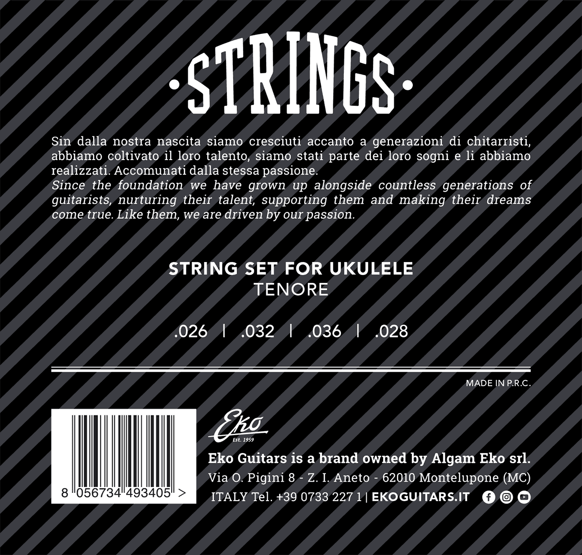 TENOR UKULELE STRINGS MEDIUM