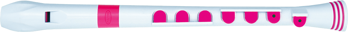 RECORDER+ WHITE AND PINK
