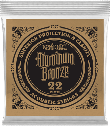 .022 ALUMINUM BRONZE WOUND ACOUSTIC GUITAR STRINGS