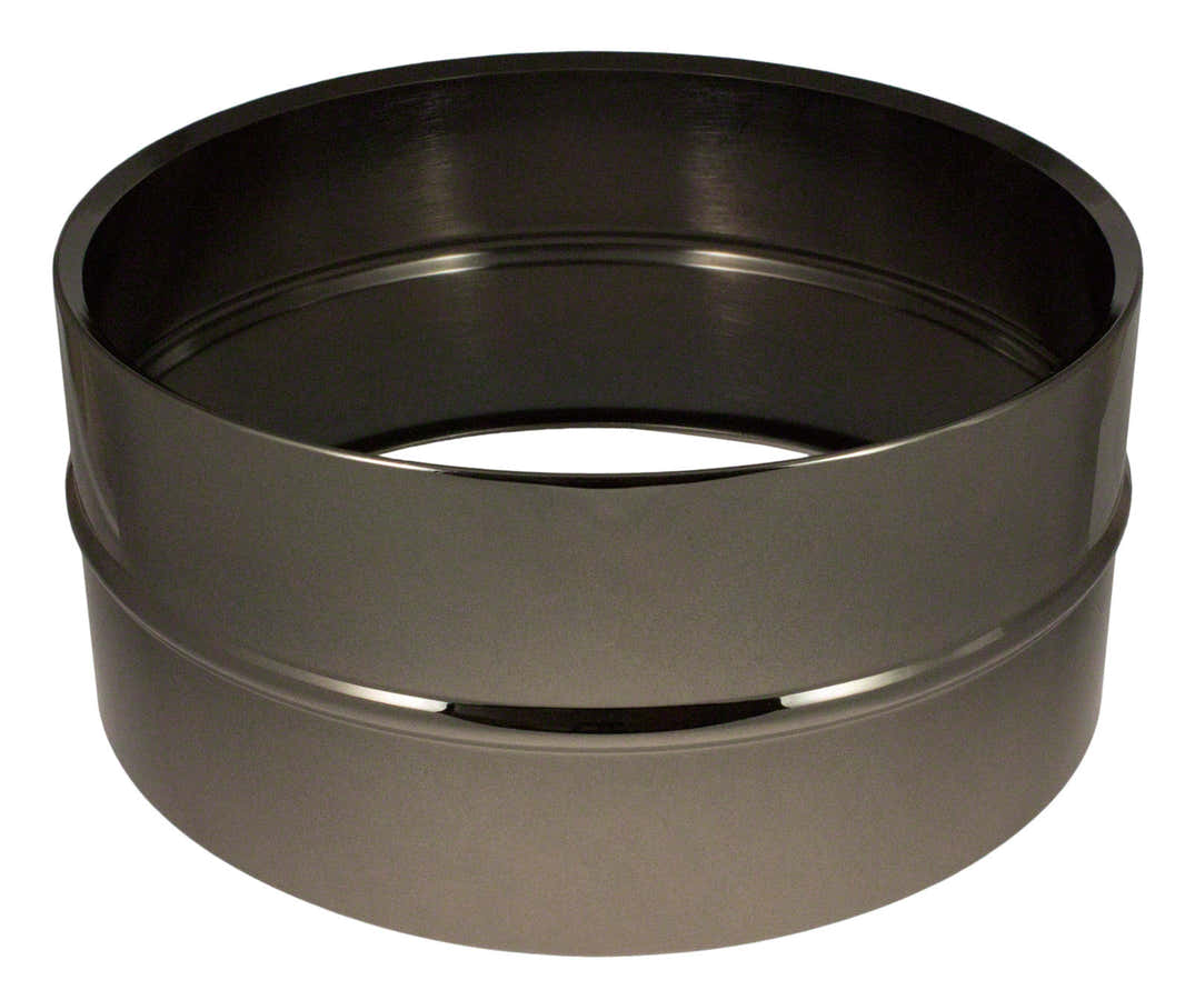 14X6.5 Black Nickel-Plated Brass Shell (brass)
