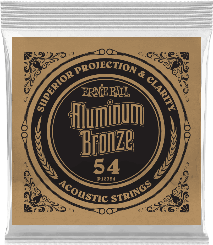 .054 ALUMINUM BRONZE WOUND ACOUSTIC GUITAR STRINGS