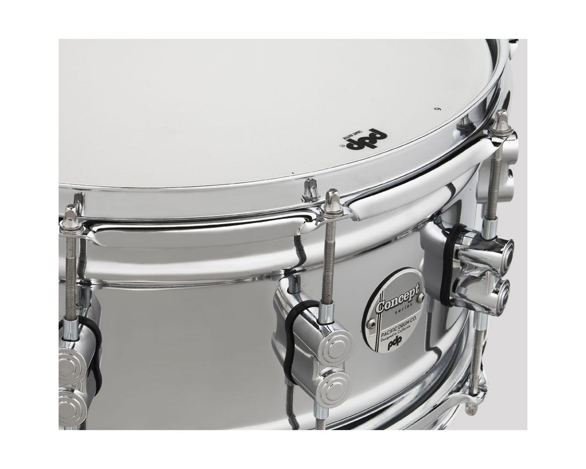 14X6,5" SNARE DRUM CONCEPT CHROME OVER STEEL PDSN6514SSCSC
