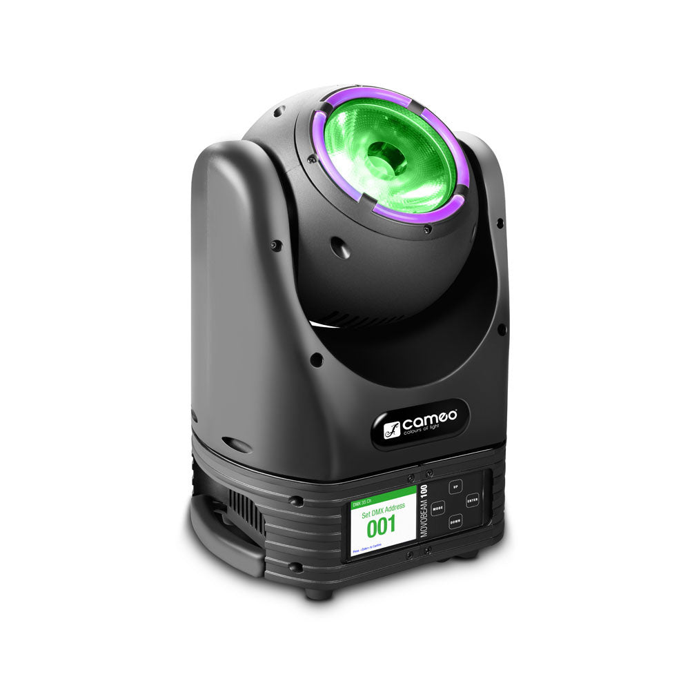 MOVO BEAM 100 - UNLIMITED ROTATING SLOTLIGHT WITH LED CROWN