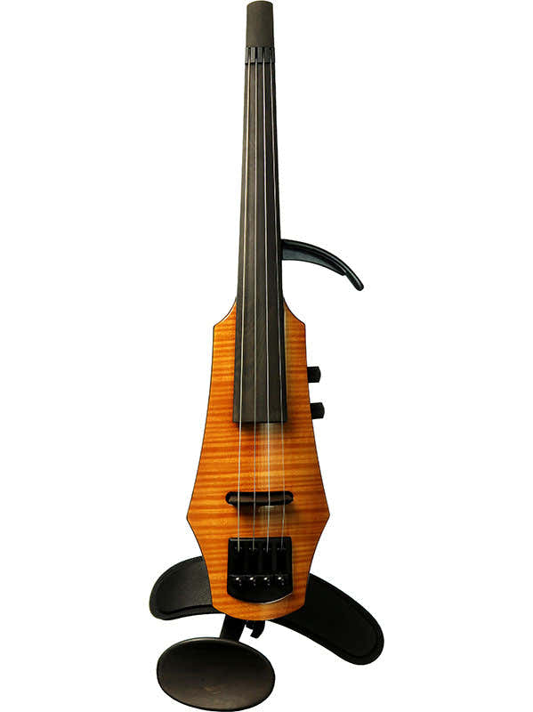 ELECTRIC WAV VIOLIN 4 STRINGS / SINGLE PIEZO - AMBERBURST
