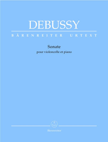 Barenreiter Debussy Claude - Sonate - Violoncelle Piano