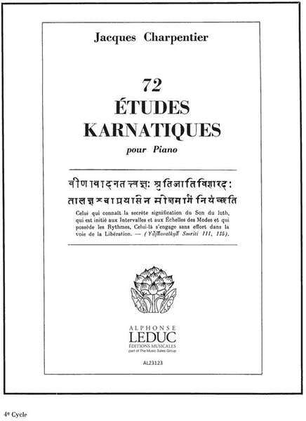 Leduc 73 Études Karnatiques Cycle 04