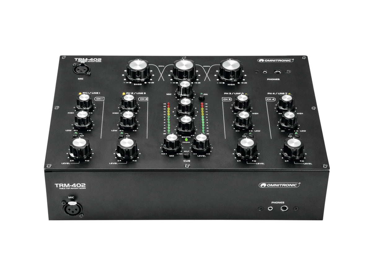 TRM-402MK3 - 4- CHANNEL ROTARY MIXER