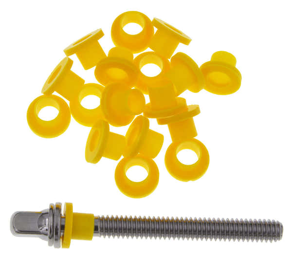 TRW50Y NYLON TENSION ROD WASHERS YELLOW X50