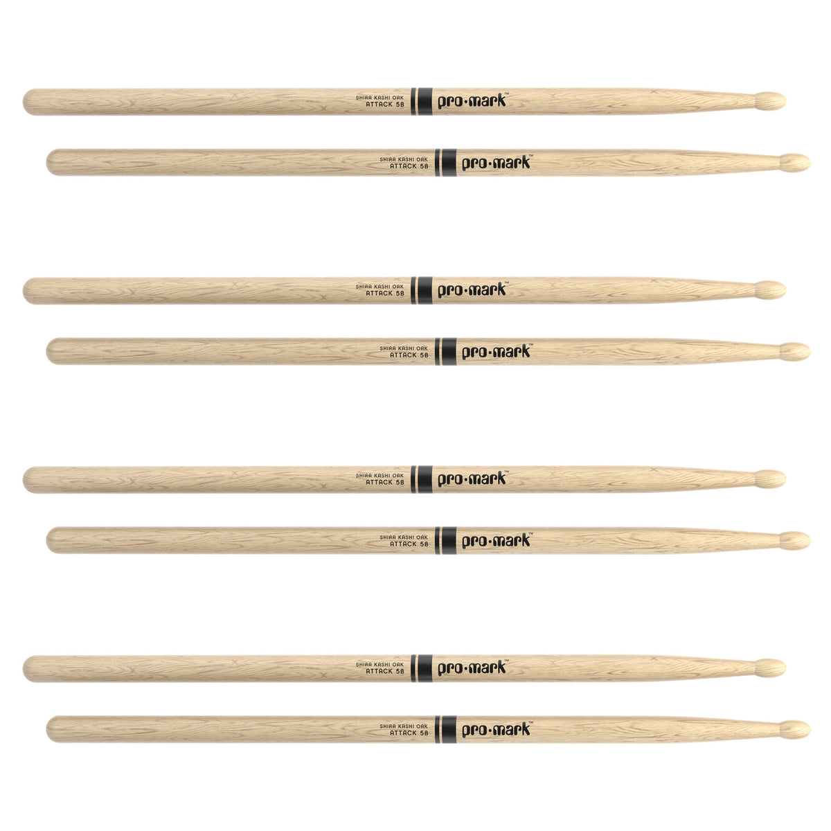 CLASSIC ATTACK 5B SHIRA KASHI OAK OVAL WOOD TIP 4-PACK