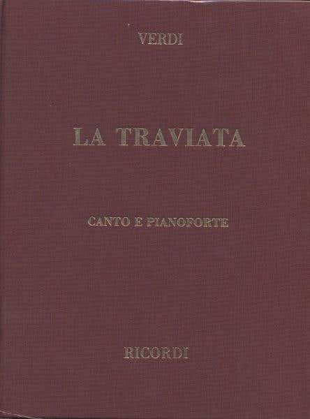 Ricordi Verdi G. - Traviata - Chant et Piano