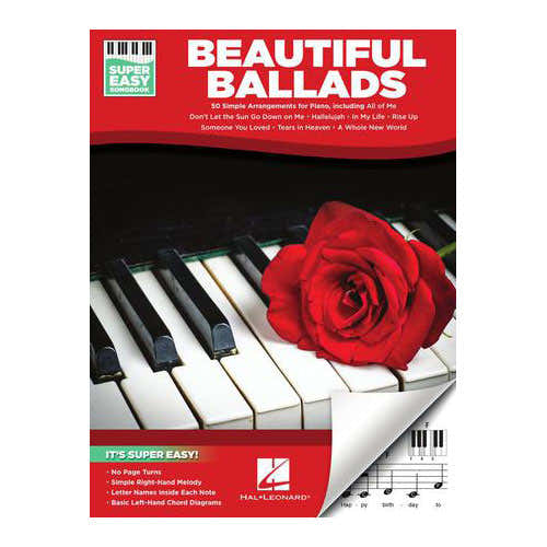 Hal Leonard Beautiful Ballads - Super Easy Songbook
