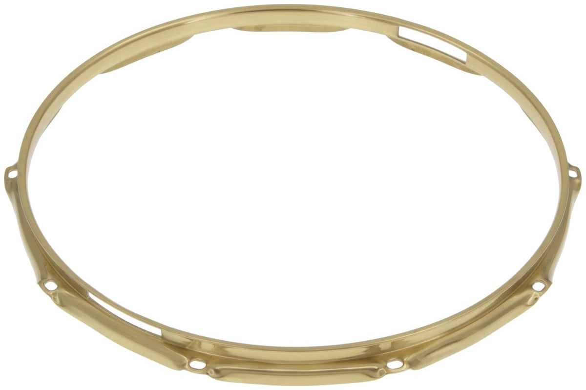 HB25-14-10SBR - 14" 10 Holes Snare Side Brass 2.5mm Super Triple Flange Drum Hoop