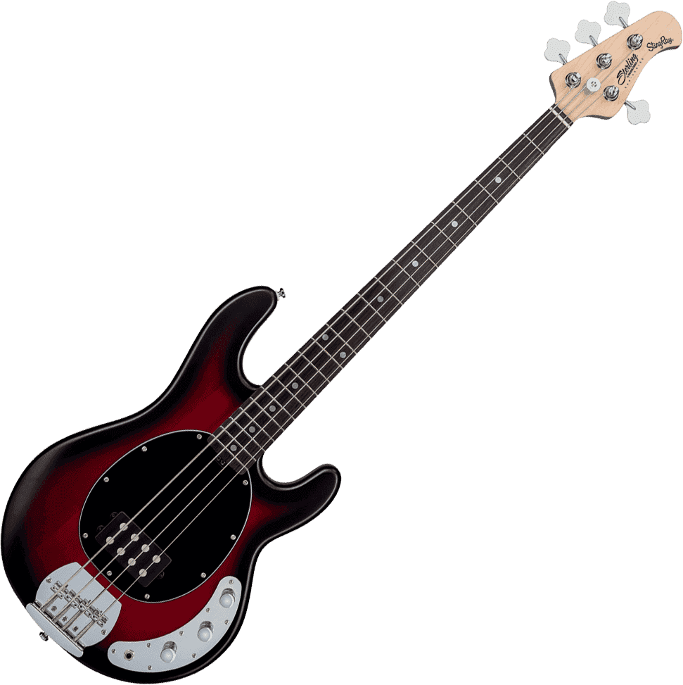Stingray In Ruby Red Burst Satin
