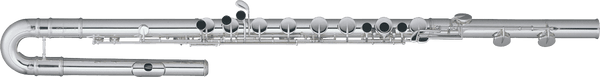 305 Bass Flute Quantz - Curved Head + C Foot