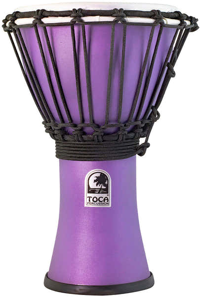 Toca Djembe Freestyle Colorsound Matte Tfcdj-7Mtpr Purple Rain