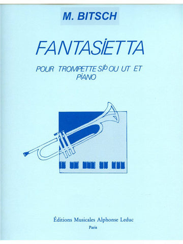 Bitsch M. - Fantasietta - Trompette & Piano