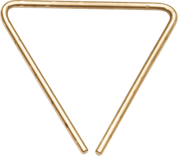 8" HAMMERED TRIANGLE