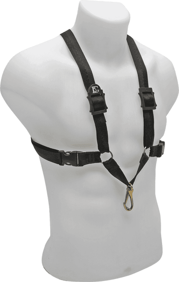 S43MSH - ALTO / TENOR / BARITONE SAXOPHONE MALE XL SIZE HARNESS (METAL SNAP HOOK)