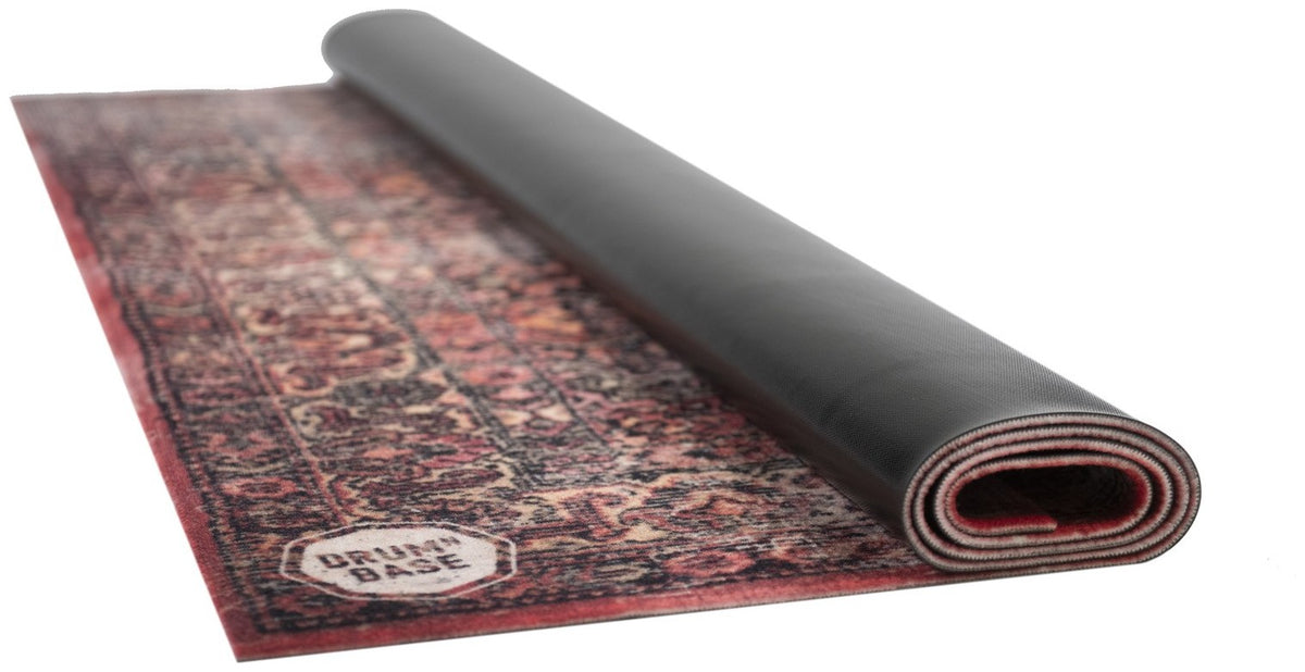 RWP185-ARD - Pro X-Heavy 7kg Road Worn Aged Red Persian - Drum Mat 1.85 x 1.60m