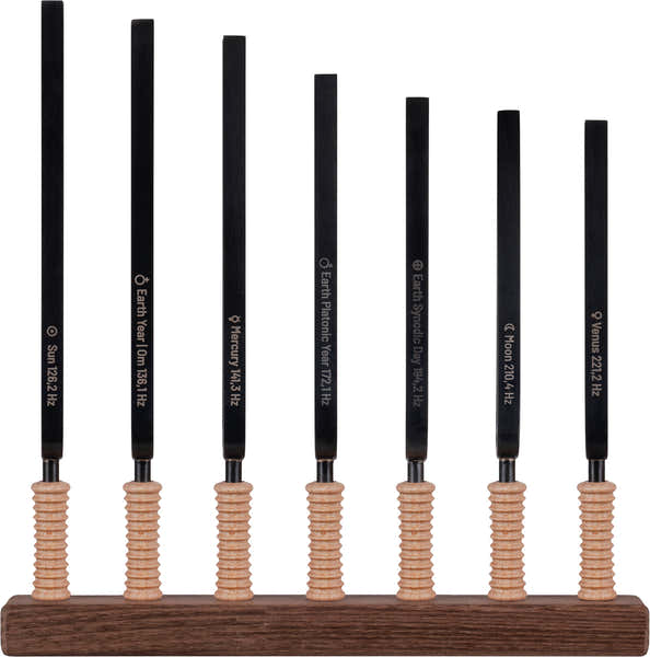 Schlagwerk Set of 7 tuning forks tuned to the Chakra scale