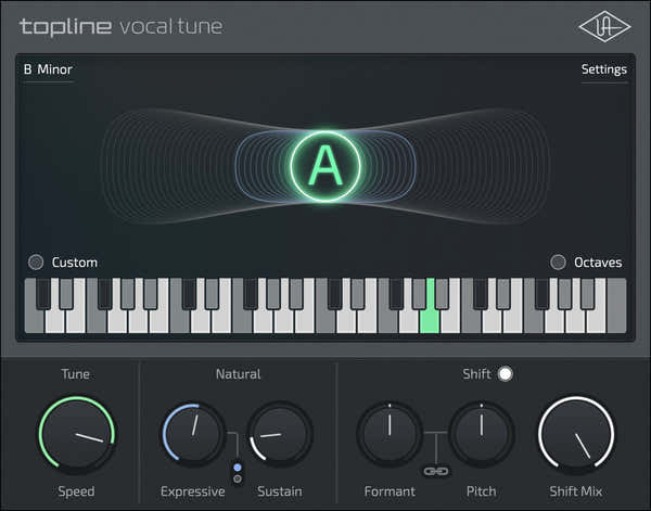 Universal Audio UAD Topline Vocal Tune