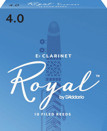 RBB1040 - RICO ROYAL Bb CLARINET REEDS FORCE 4.0 BOX OF 10