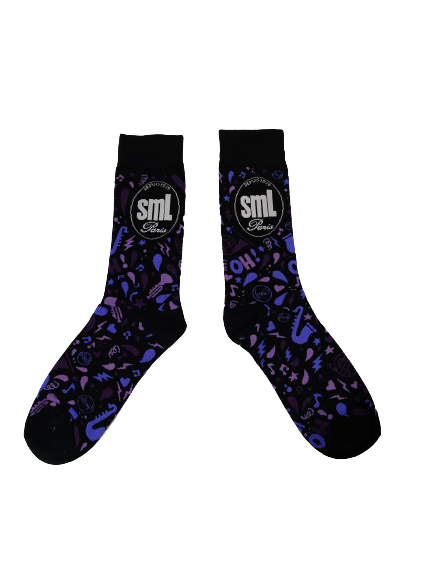 Pair of Sml Paris Socks - One Size