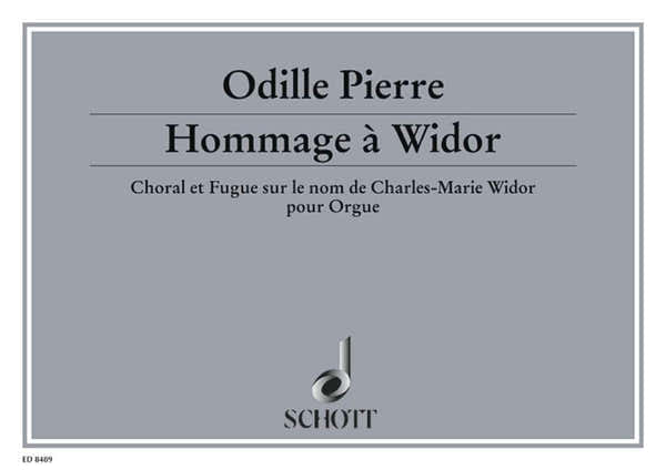 Schott Pierre - Hommage À Widor Op. 5 - Orgue