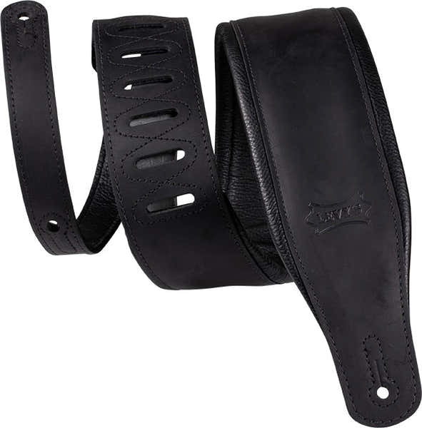 Levys Like Butter - Padded Butter Leather 8,25cm - Black