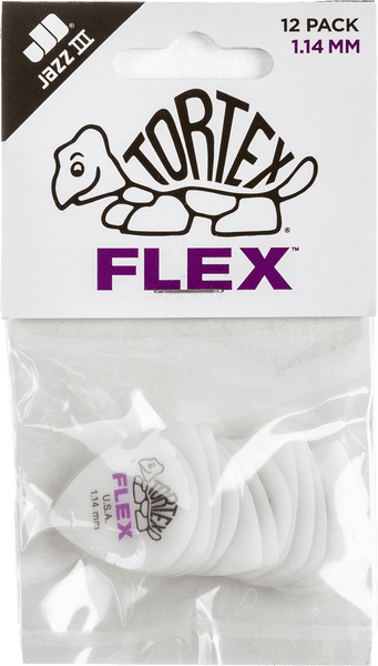 Dunlop 12 x 1,14mm Tortex Flex Jazz III
