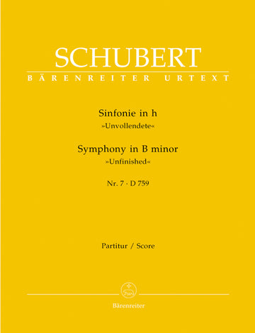 Schubert Franz - Symphonie N7 D 759 Inachevee - Conducteur