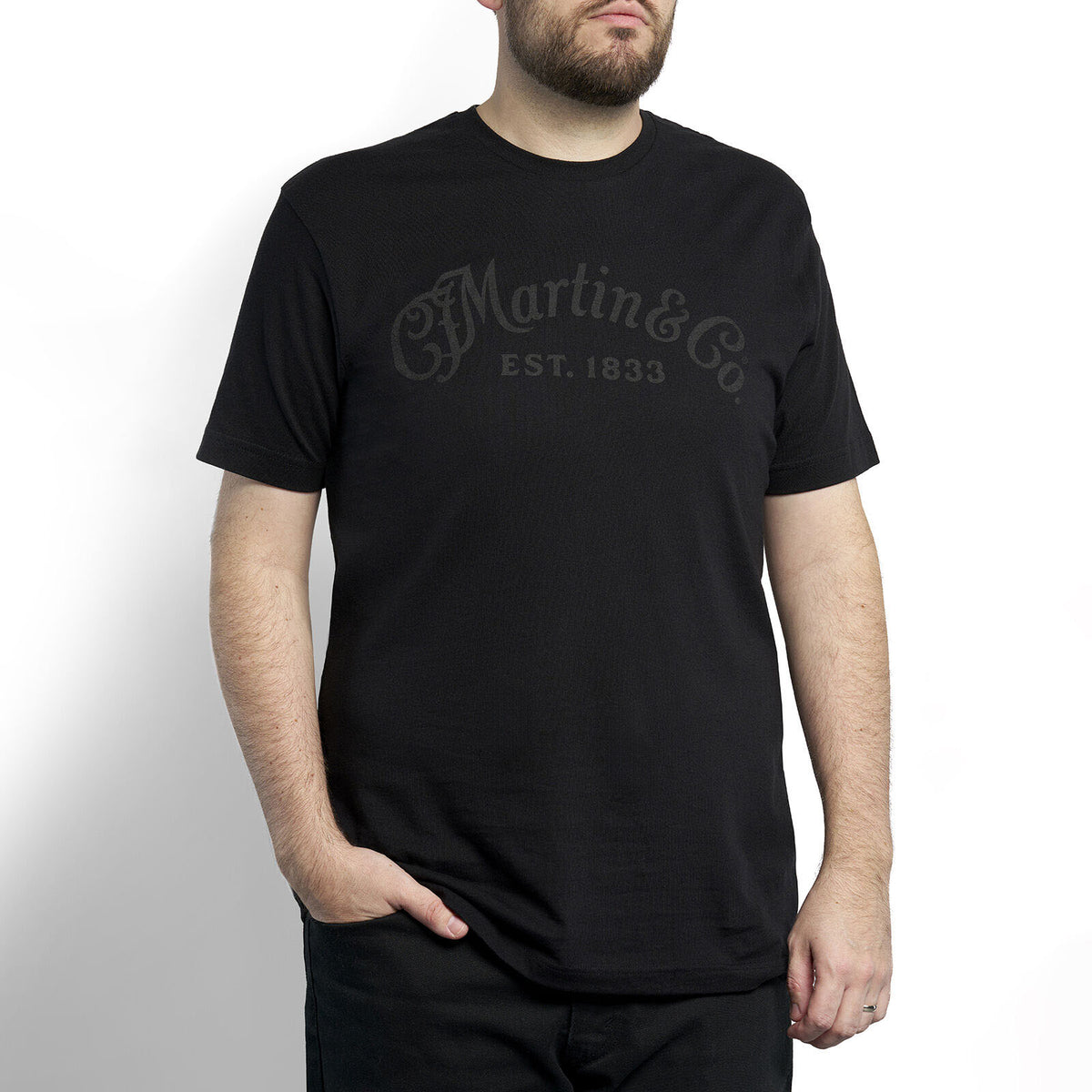 T-shirt Tone-on-Tone black XL