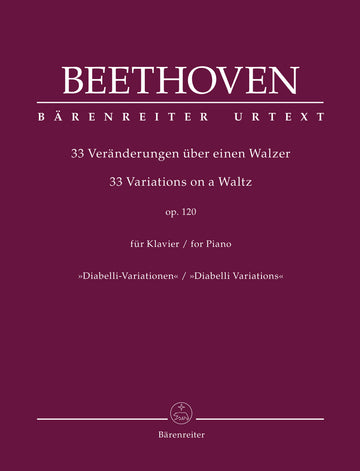 Beethoven L.V. - 33 Variations On A Waltz Op.120 - Piano