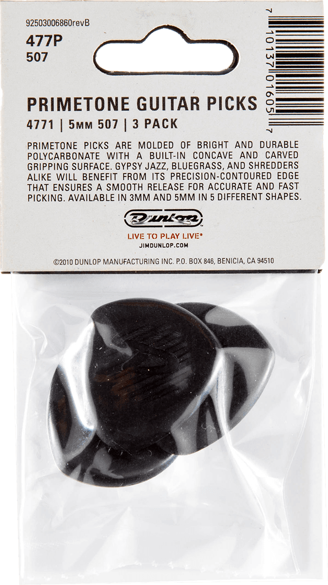 3 x 5,00mm Primetone Large Round