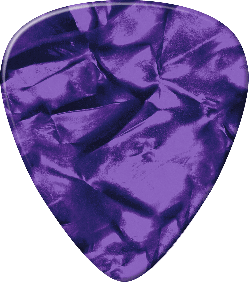 12 x Heavy Celluloid Purple Perloid