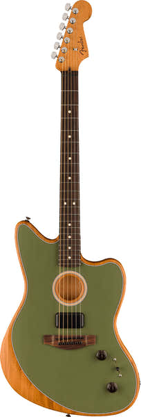 Jazzmaster Player Acoustasonic RW Antique Olive
