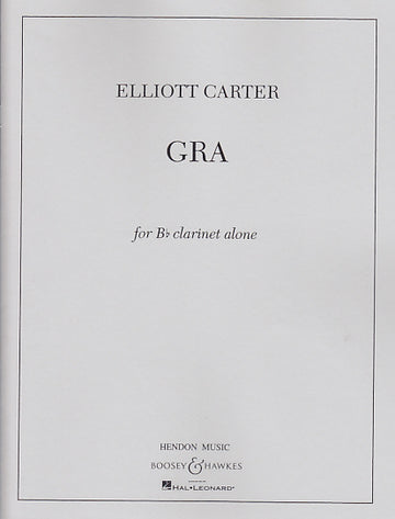 Carter E. - Gra - Clarinette
